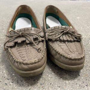 Walkables Comfort Collection Leather Moccasin Loafers size 9.5 Wide